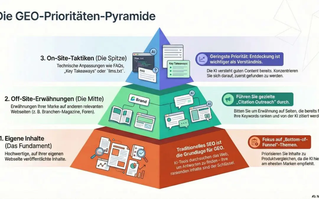 GEO Strategie 2026 – Wie man in Chatbots rankt und was wirklich funktioniert