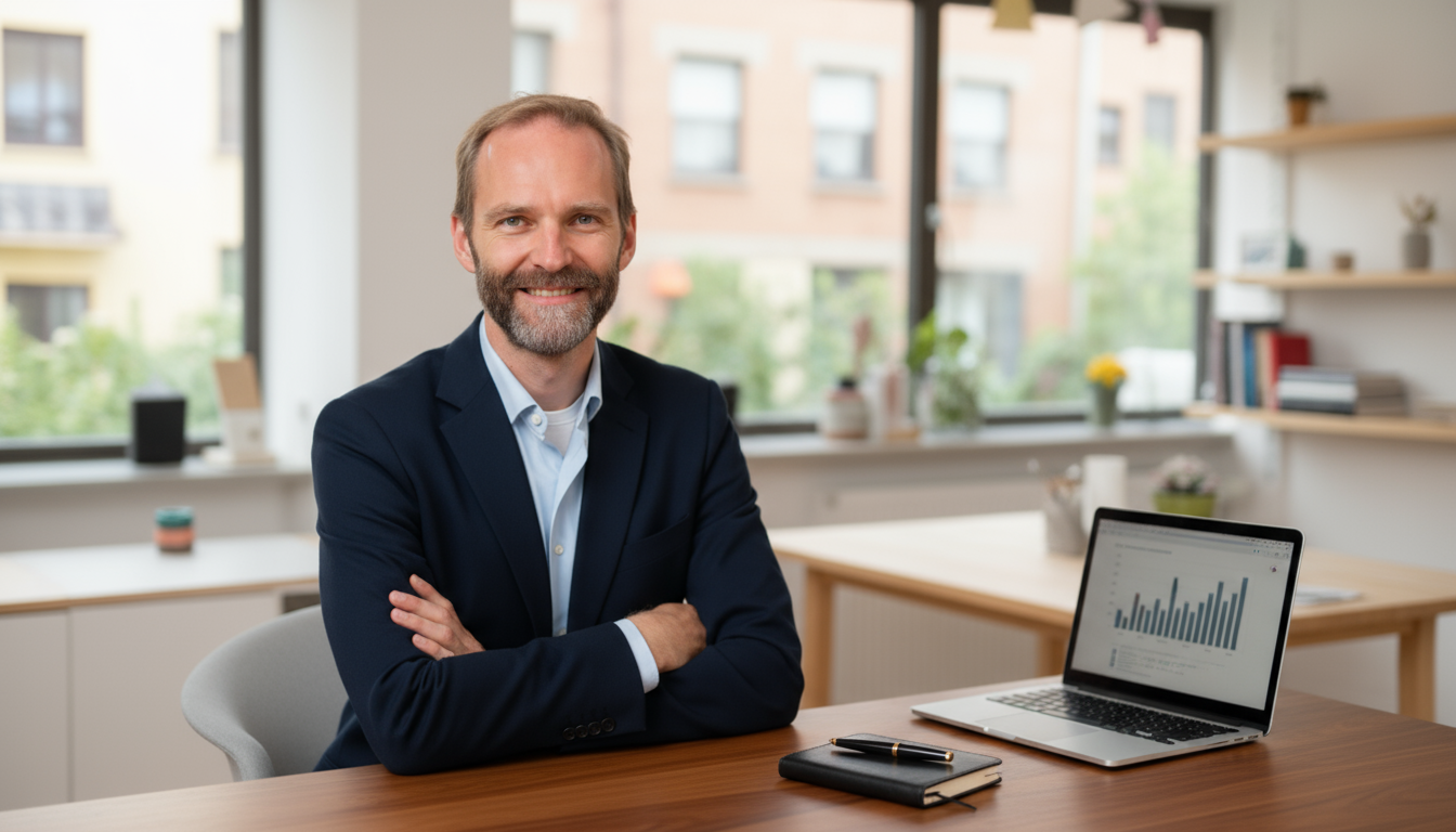 Stephan Zabel am Schreibtisch – SEO-, GEO- und Google-Ads-Freelancer aus Nürnberg