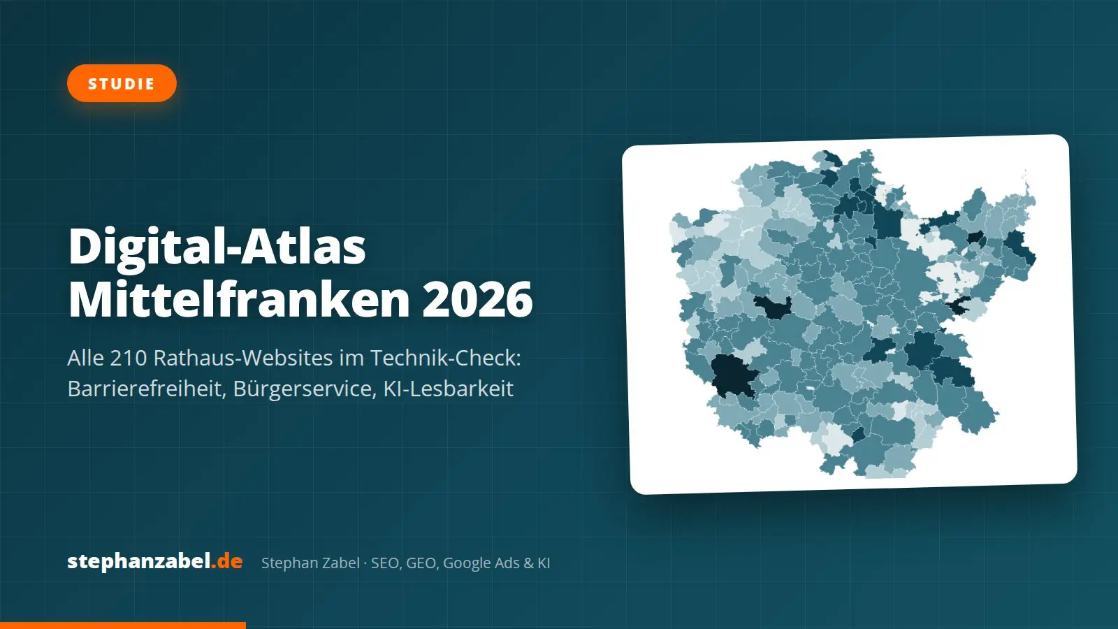 Digital-Atlas Mittelfranken 2026 – Karte der 210 Gemeinden nach Punkten