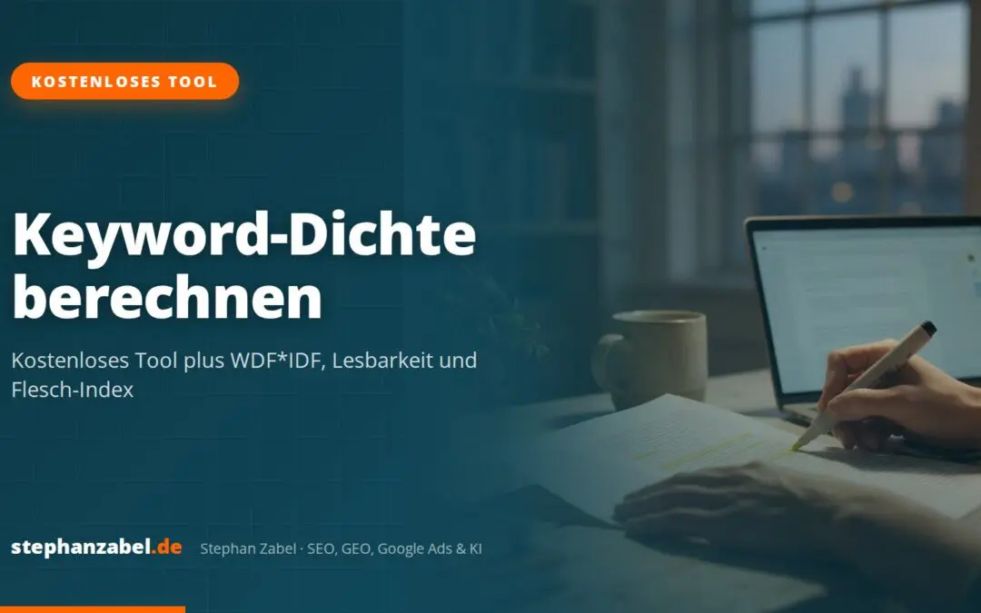 Keyword-Dichte berechnen: kostenloses Tool und WDF*IDF