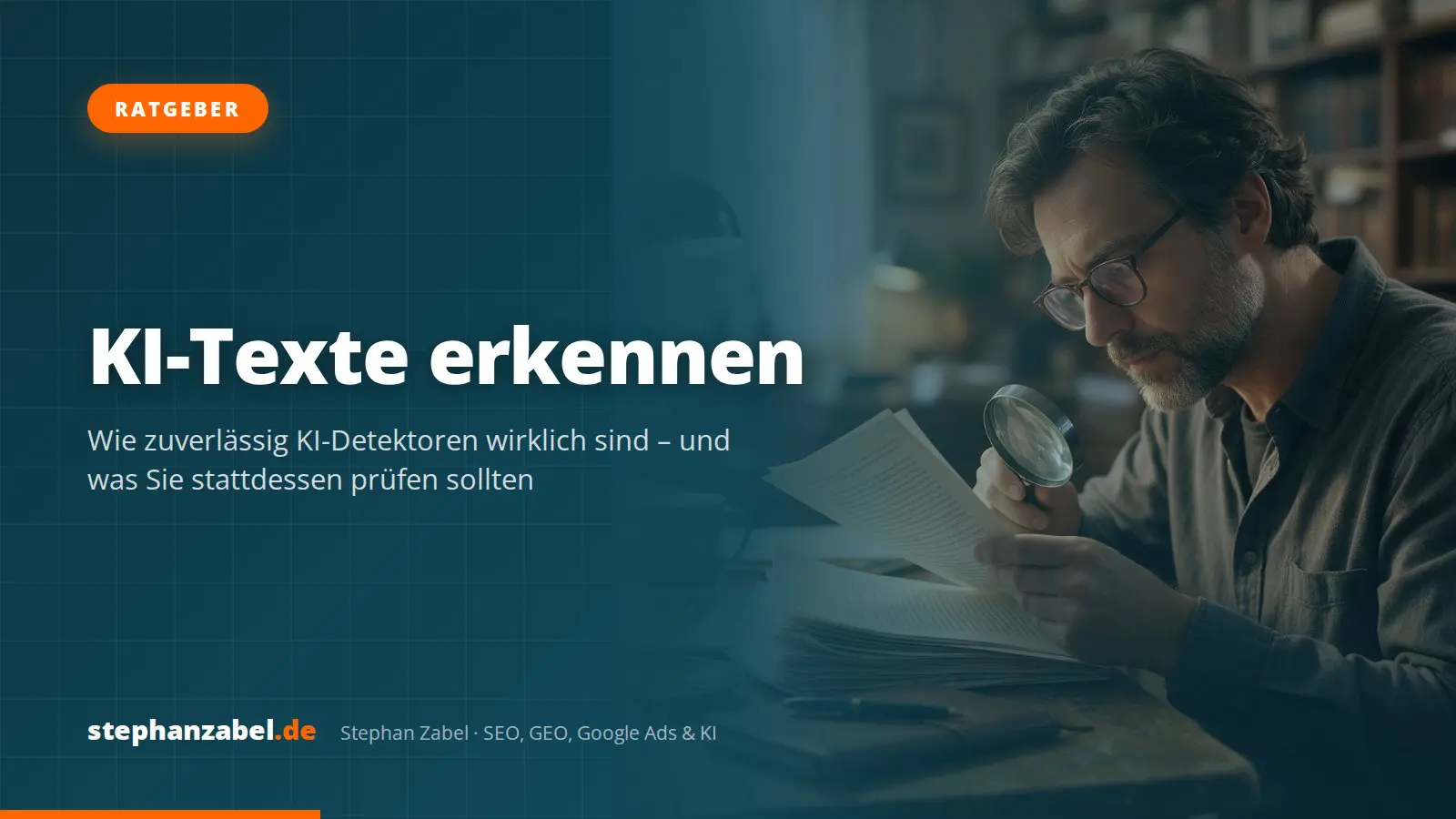 Titelbild: KI-Texte erkennen KI-Texte erkennen: Wie zuverlässig KI-Detektoren wirklich sind