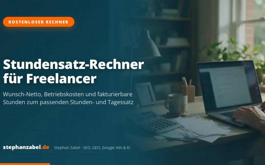 Stundensatz berechnen: Rechner für Freelancer im Marketing